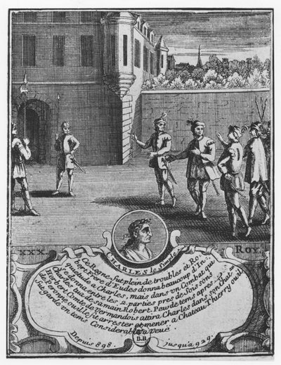 Karl III. der Einfältige von French School